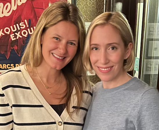 Monika and Beth smiling together